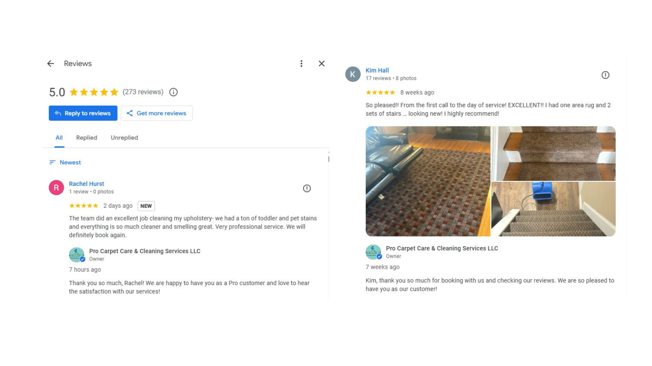 Google Business Profile for Cleaning Companies williamsburg va